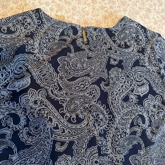 Michael Kors Paisley Short Sleeve Shift Dress Women’s Size S - Picture 9 of 12